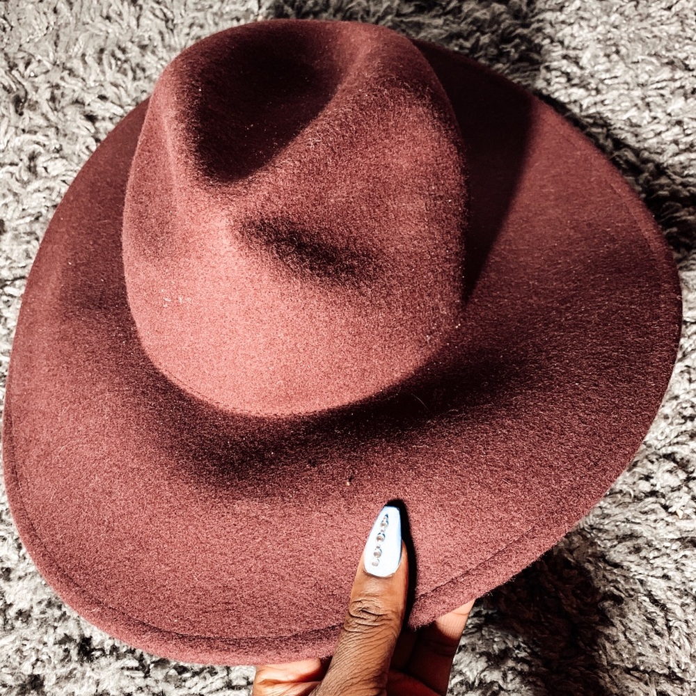 Suede fedora